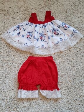 Well Dressed Wolf 12m Liberty 2pc Set NWT